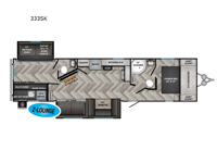 Fun Time 333SK Floorplan Image