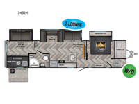 Fun Time 345JM Floorplan Image