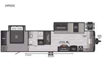 Hideout 34FKDS Floorplan Image