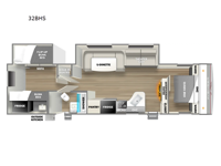 Avenger 32BHS Floorplan Image