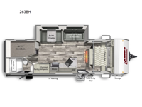 Coleman Lantern 263BH Floorplan Image