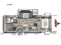 Coleman Light 2455BH Floorplan Image