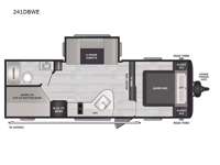 Hideout Sport 241DBWE Floorplan Image
