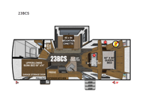 Back Country Series MTN TRX 23BCS Floorplan Image