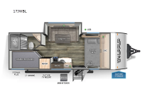 Cherokee Wolf Pup Black Label 17JWBL Floorplan