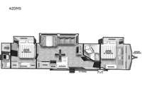 Salem Villa Series 42DMS Floorplan Image