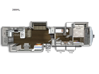 2024 Dutchmen RV Yukon 399ML Floorplan
