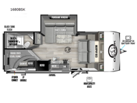 Ozark 1680BSK Floorplan Image