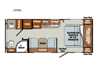 Vista Cruiser 19MBS Floorplan Image