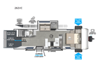 Salem FSX 262VC Floorplan Image