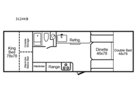 3124 Series 3124KB Floorplan Image