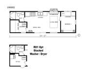 Cavco 150 Series 190002 Floorplan Image