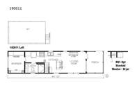 Cavco 150 Series 190011 Floorplan Image