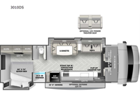 Sunseeker Classic 3010DS Ford Floorplan Image