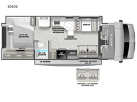 Sunseeker Classic 3050S Ford Floorplan Image