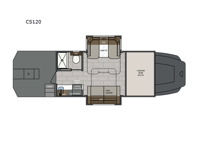 Renegade Classic CS120 Floorplan Image