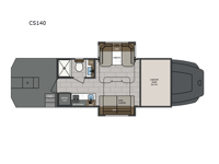 Renegade Classic CS140 Floorplan Image