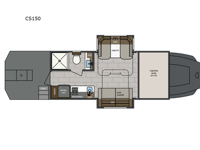 Renegade Classic CS150 Floorplan Image