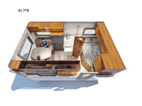 Bigfoot 2500 Series B175FB Floorplan Image