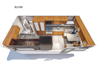 Bigfoot 2500 Series B21RB Floorplan Image