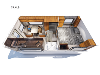 Bigfoot 2500 Series C9.4LB Floorplan Image