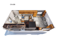 Bigfoot 2500 Series C9.6SB Floorplan Image