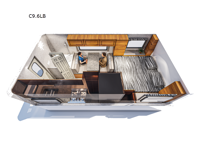 Bigfoot 2500 Series C9.6LB Floorplan Image