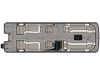 Excalibur LTD - 27 FT Quad Lounge Floorplan Image
