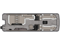Excalibur LTD - 27 FT Versatile Rear Bench Windshield Floorplan Image