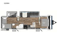 Prowler 320SBH Floorplan Image