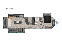 Hampton HP374BAR Floorplan