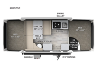 Flagstaff SE 206STSE Floorplan Image