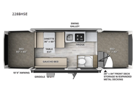 Flagstaff SE 228BHSE Floorplan Image