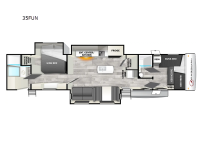 Cardinal 35FUN Floorplan