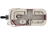 Party Barge 20 DLX Floorplan Image