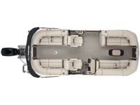 Party Barge 22 DLX Floorplan Image