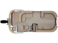 Party Barge 18 DLX Floorplan Image