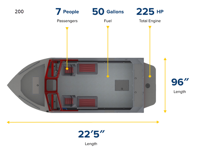 Luxor 200 Floorplan Image