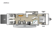 Shockwave 2900RLS Floorplan Image