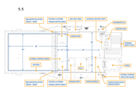 Skinny Guy Campers 5.5 Floorplan Image