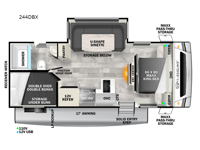 Wildcat ONE 244DBX Floorplan Image