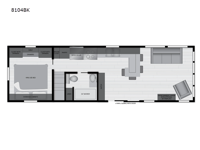 Lakeside Series 8104BK Floorplan Image