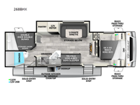 Wildcat ONE 268BHX Floorplan Image