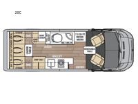2025 Coachmen RV Nova 20C Floorplan