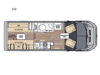 2025 Coachmen RV Nova 20D Floorplan