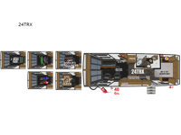 2024 Outdoors RV Trail Series MTN TRX 24TRX Floorplan