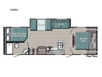 Innsbruck Ultra Lite 268BH Floorplan Image