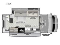 2025 Forest River RV Forester MBS 2401T Floorplan