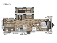 SportTrek ST291VTQ Floorplan
