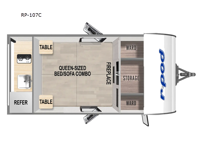 R Pod RP-107C Floorplan Image